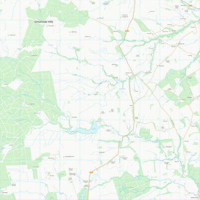 UK Topographic Maps Northumberland (NZ09) digital map