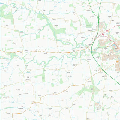 UK Topographic Maps Northumberland (NZ18) digital map