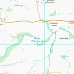 UK Topographic Maps Northumberland (NZ18) digital map