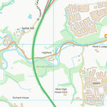 UK Topographic Maps Northumberland (NZ18) digital map