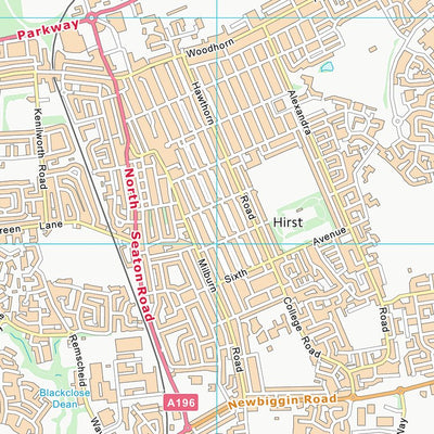 UK Topographic Maps Northumberland (NZ28) digital map