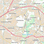 UK Topographic Maps Oldham District (B) (SD90) digital map