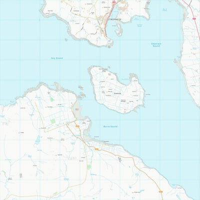 UK Topographic Maps Orkney Islands (HY20) digital map
