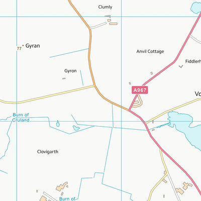 UK Topographic Maps Orkney Islands (HY21) digital map