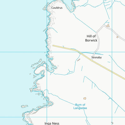 UK Topographic Maps Orkney Islands (HY21) digital map