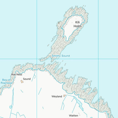 UK Topographic Maps Orkney Islands (HY43) digital map
