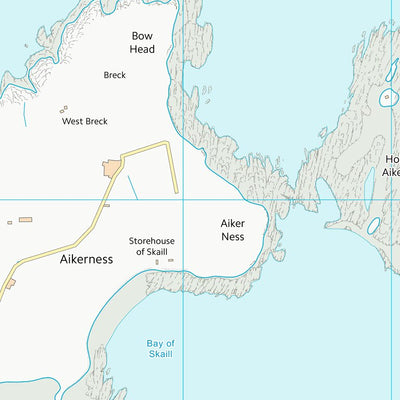 UK Topographic Maps Orkney Islands (HY45) digital map