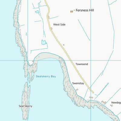 UK Topographic Maps Orkney Islands (HY53) digital map