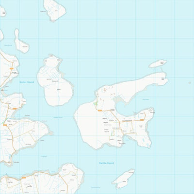 UK Topographic Maps Orkney Islands (ND39) digital map