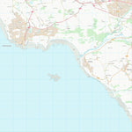 UK Topographic Maps Pen-y-bont ar Ogwr - Bridgend (SS87) digital map