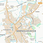 UK Topographic Maps Pendle District (B) (SD84) digital map