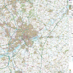 UK Topographic Maps Penistone West Ward 1 (1:50,000) digital map