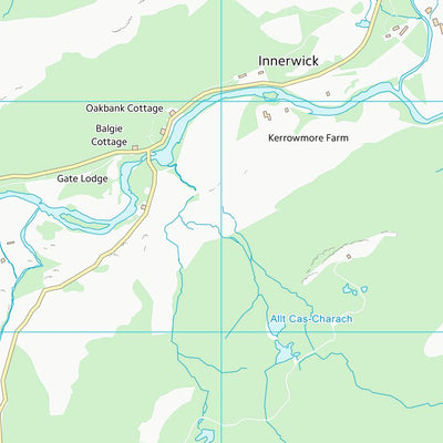 UK Topographic Maps Perth and Kinross (NN54) digital map