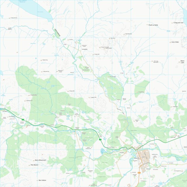 Perth and Kinross (NN72) Map by UK Topographic Maps | Avenza Maps