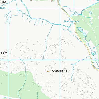 UK Topographic Maps Perth and Kinross (NN72) digital map