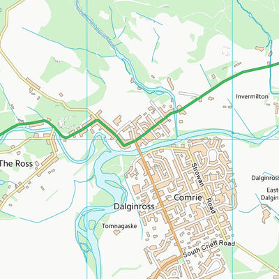 UK Topographic Maps Perth and Kinross (NN72) digital map