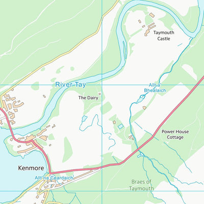 UK Topographic Maps Perth and Kinross (NN74) digital map