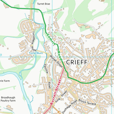 UK Topographic Maps Perth and Kinross (NN82) digital map