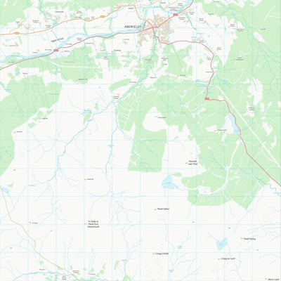 UK Topographic Maps Perth and Kinross (NN84) digital map