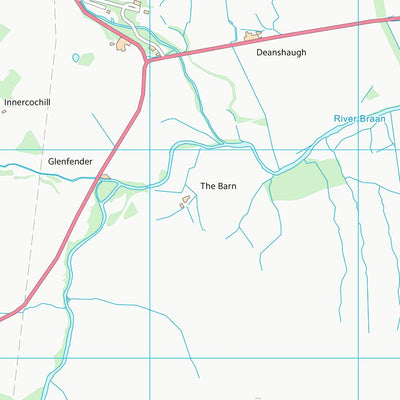 UK Topographic Maps Perth and Kinross (NN93) digital map