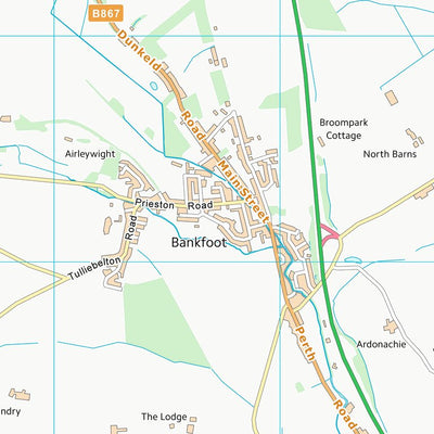 UK Topographic Maps Perth and Kinross (NO03) digital map
