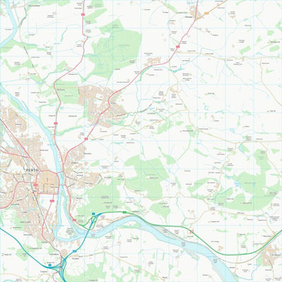 UK Topographic Maps Perth and Kinross (NO12) digital map