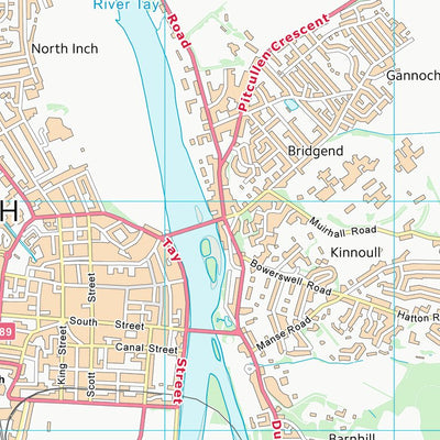 UK Topographic Maps Perth and Kinross (NO12) digital map