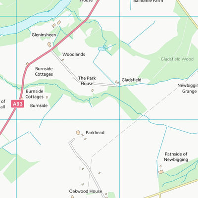 UK Topographic Maps Perth and Kinross (NO13) digital map