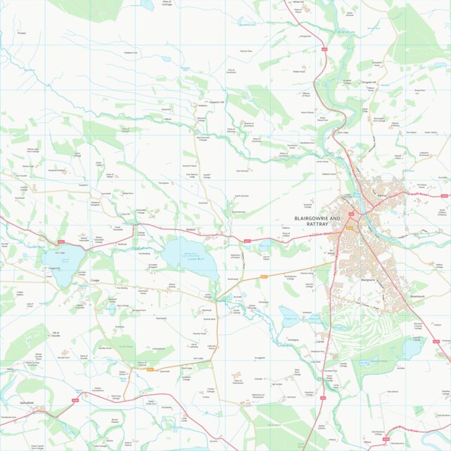 Perth and Kinross (NO14) Map by UK Topographic Maps | Avenza Maps