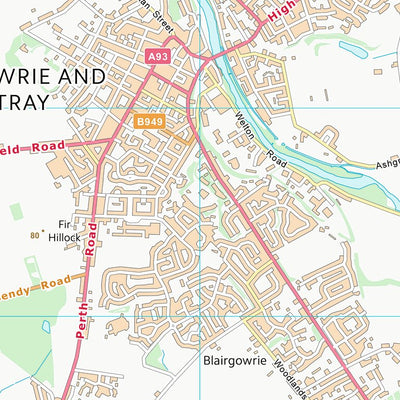 UK Topographic Maps Perth and Kinross (NO14) digital map