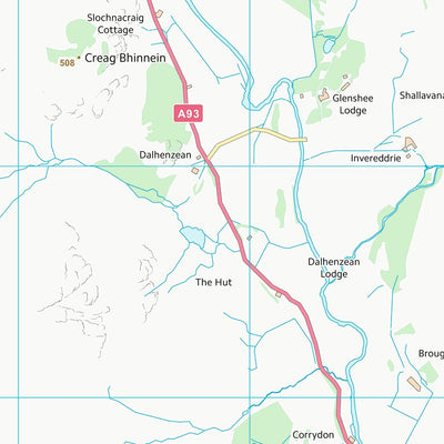 UK Topographic Maps Perth and Kinross (NO16) digital map