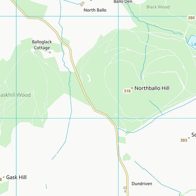 UK Topographic Maps Perth and Kinross (NO23) digital map