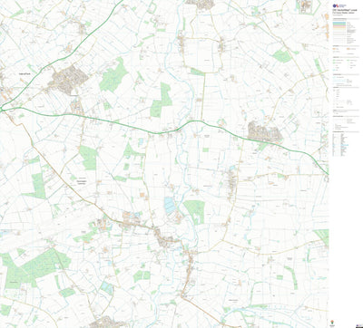 UK Topographic Maps Pocklington Provincial Ward 1 (1:10,000) digital map