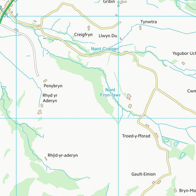 UK Topographic Maps Powys - Powys (SH80) digital map