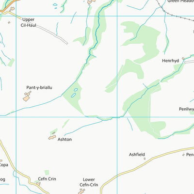 UK Topographic Maps Powys - Powys (SJ10) digital map