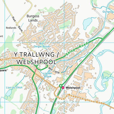 UK Topographic Maps Powys - Powys (SJ20) digital map
