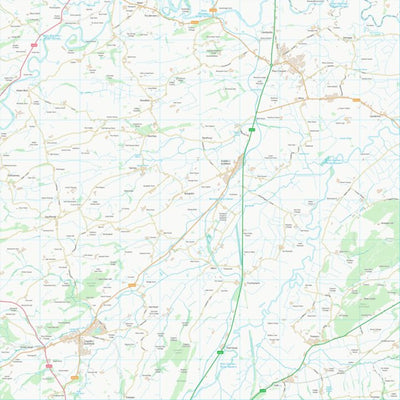 UK Topographic Maps Powys - Powys (SJ21) digital map