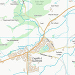 UK Topographic Maps Powys - Powys (SJ21) digital map