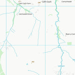 UK Topographic Maps Powys - Powys (SN79) digital map