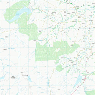 UK Topographic Maps Powys - Powys (SN82) digital map