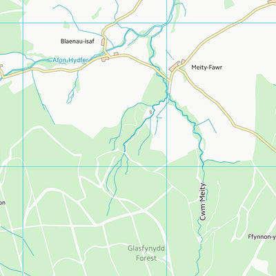 UK Topographic Maps Powys - Powys (SN82) digital map