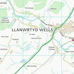 UK Topographic Maps Powys - Powys (SN84) digital map