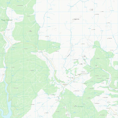 UK Topographic Maps Powys - Powys (SN85) digital map