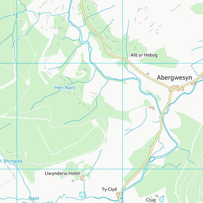 UK Topographic Maps Powys - Powys (SN85) digital map