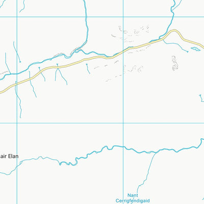 UK Topographic Maps Powys - Powys (SN87) digital map