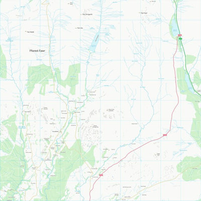 UK Topographic Maps Powys - Powys (SN91) digital map