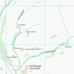 UK Topographic Maps Powys - Powys (SN93) digital map