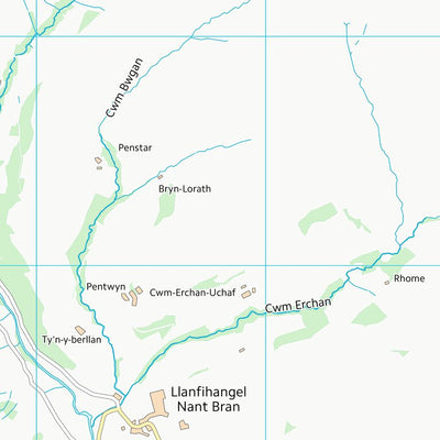 UK Topographic Maps Powys - Powys (SN93) digital map