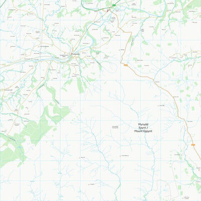 UK Topographic Maps Powys - Powys (SN94) digital map