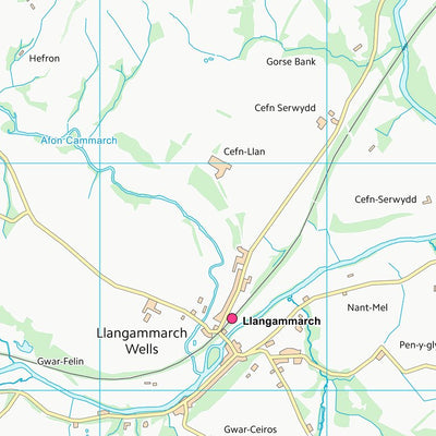 UK Topographic Maps Powys - Powys (SN94) digital map